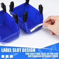thumbnail image 5 of 24 Pcs Storage Bins Parts Racks, Wall Mounted Tool Storage Bins, Plastic Stackable Garage Storage Bin Organizer for Screws Bolts Nuts Nails Beads Small Hardware Parts Storage Men Gift Tools, 5 of 7