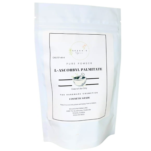 Xclusiv Organics L-Ascorbyl Palmitate – STABLE Ascorbic Acid | Anti-oxidant| 25g