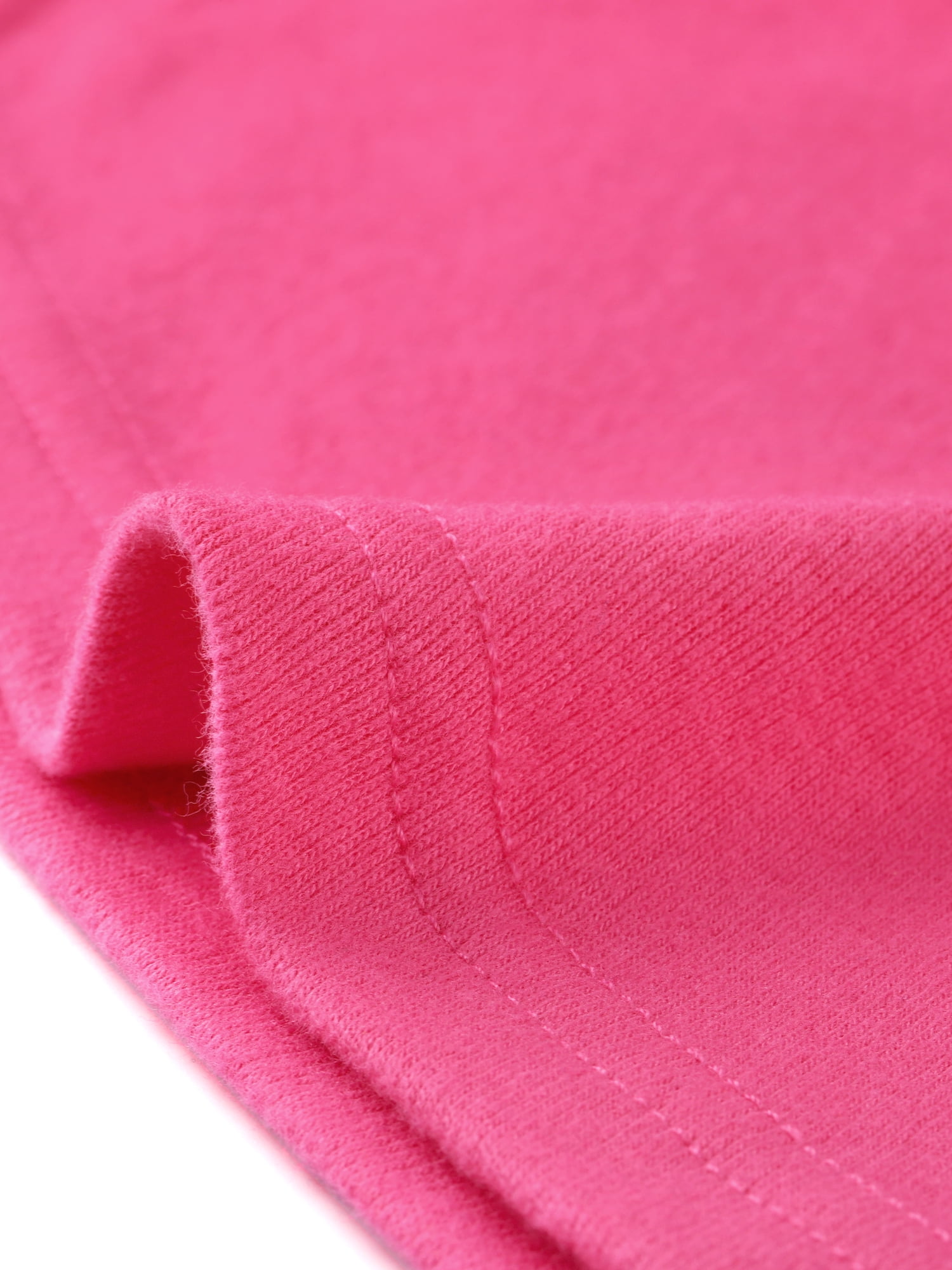DARING DIVA V Neck Knitted Buttons Decor Ruched Blouse Top L Hot Pink