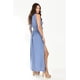 thumbnail image 2 of Vestido largo sin manga Roman Fashion /Juvenil, 9101 (Azul claro) azul UNITALLA, 2 of 6