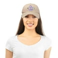 thumbnail image 5 of DALIX Halloween Hat Too Cute To Spook Womens Baseball Cap in Khaki, 5 of 6