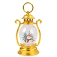 thumbnail image 5 of kiskick Santa Claus Snowmen Vintage Battery Operated Christmas Lantern – Portable Home Decoration Flameless Electronic Candle Lamp Night Light, Party Supplies Gift, 5 of 8
