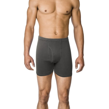 Gildan Big Mens Covered Waistband Boxer Brief, 4-Pack