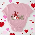 thumbnail image 1 of Meichang T-Shirt de la Saint-Valentin pour Femmes, Mignon T-Shirt à Imprimé Cœur, Manches Courtes, Col Rond, Hauts Mignons, Coupe Ample, T-Shirts de Fête, Saint-Valentin, 1 of 6