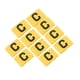 thumbnail image 1 of 10 Piezas De Ejercicio De Juego De Encabezado De Fútbol Brassard Brazalete Pasta Elástica Bobinado C Palabra Amarillo Rosa Nylon Elástico Fútbol Balón De Fútbol Brassard, 1 of 7