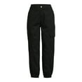 thumbnail image 6 of Time and Tru Women's Parachute Cargo Jogger Pants, 26", 27", 28" Inseam, Sizes XS-XXXL, 6 of 6