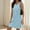 Blue, variant on Aobny Spring Dresses Office Green Modest Tank Mini Sleeveless V-Neck Summer Dresses