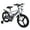 Gray, variant on 18 Inch Bike with 2 Light Up Training Wheels and Bottle Holder, Steel Frame Bicycle with Adjustable Seat and Safety Brake, for Outdoor, Gray