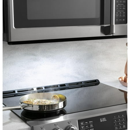 Café - 2.1 Cu. Ft. Over-the-Range Microwave with Sensor Cooking - Stainless steel