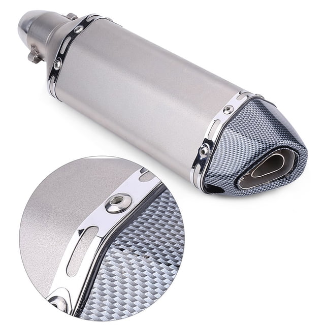 Para Scooters ATV Fibra De Carbono Universal Motocicleta Dirt Bike Tubo Silenciador De Escape Modificado DB Killer Alta Temperatura