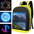thumbnail image 2 of Mochilas VentDepot PixelYellow 1 Pza Pantalla LED 64x64px 25x25cm 5V/2A 15kg Nailon Amarillo/Negro, 2 of 4