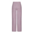 thumbnail image 3 of HOMADLES Mens Sports Jogger Pants with Pocket Fitness Outdoor Hiking Stripe Print Jogger Pants Hot Pink M, 3 of 4