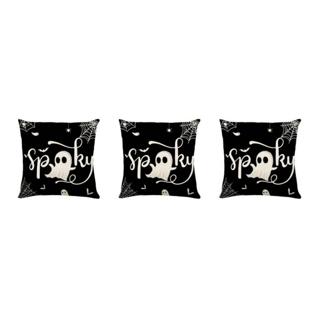 Redempat Breathable And Wrinkle-resistant Halloween Throw Pillow Covers For Spooky Style JYM328-2 3Set