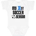 thumbnail image 3 of Inktastic My 1st Soccer Season Boys Baby Bodysuit, 3 of 5