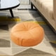 thumbnail image 1 of Almohada redondo almohada de almohada almohada de almohada de meditación cómoda almohada para el piso para el sofá balcón de la oficina sala de Naranja, 1 of 8