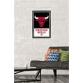 thumbnail image 2 of NBA Chicago Bulls - Logo 21 Wall Poster, 14.725" x 22.375", Framed, 2 of 3