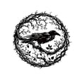 thumbnail image 1 of Decoración de pared de pájaro de metal, arte de pared de hierro, artesanías artísticas, esculturas de pared, silueta de colibrí de pared para jardín, 1 of 9