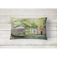 thumbnail image 2 of Carolines Treasures MW1091PW1216 Streetcar Next Stop Audubon Park   Canvas Fabric Decorative Pillow 12H x16W multicolor, 2 of 3