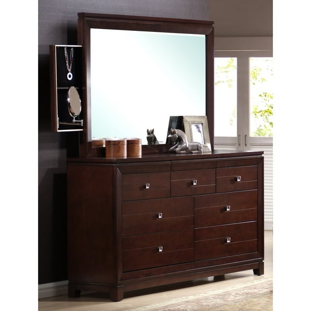 Picket House Furnishings London 7 Drawer Dresser Warm Cherry