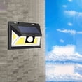 thumbnail image 2 of De Pared Con Sensor Solar Led Ip65 Luces De Pared Inalámbricas Solares Superbrillantes Impermeables Para Puerta Delantera Patio Jardín Al Aire Libre 118 Luces Yuarrent HA038381-00, 2 of 6