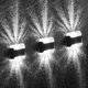 thumbnail image 4 of Paquete de 4 luces solares de pared para vallas, luces de cubierta impermeables IP65, encendido y apagado automático para decoración de jardín, patio y exterior., 4 of 7