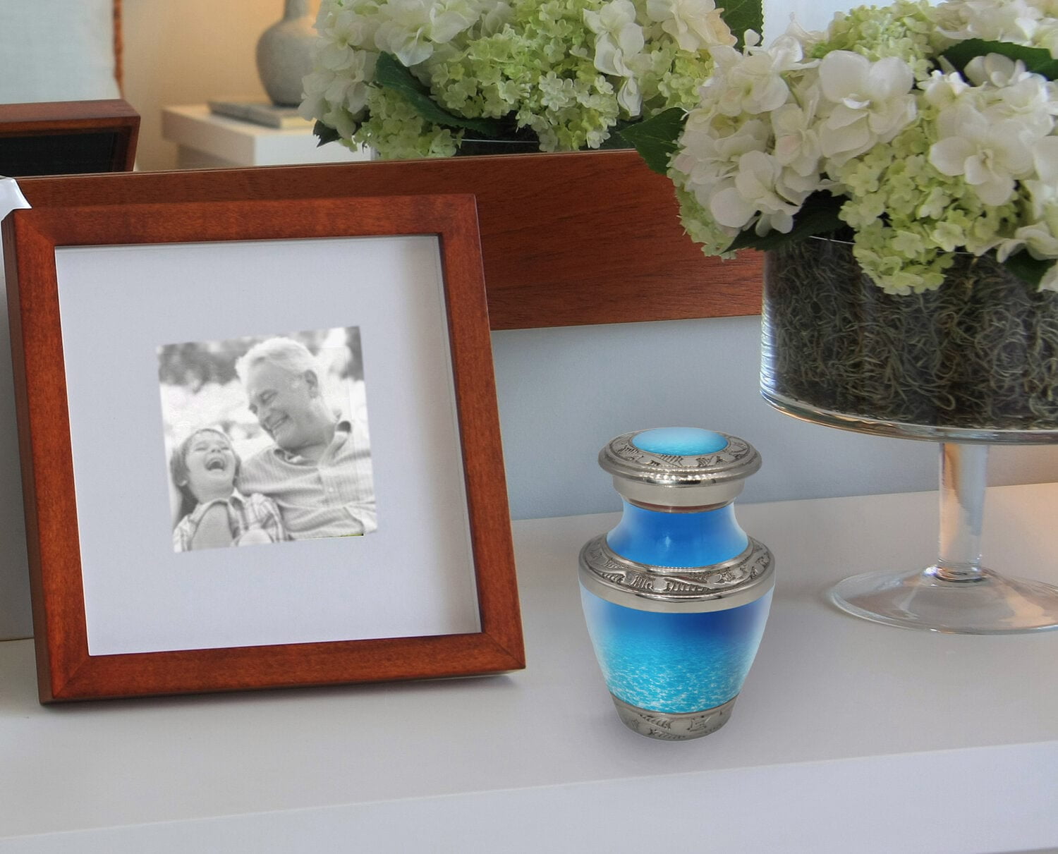 Ocean Tranquility Urn - Cremation Urns for Cremation Ashes Urns for Adult Cremation Ashes Urns for Ashes Urns for Adult Ashes - Cremation Urns for Human Ashes- Extra Large