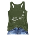 thumbnail image 4 of Casual Women's Tanks For Summer Fashionable Graphic Style Versatile Round Neck Design Comfortable And Washable Basic Tops For Everyday Wear, 4 of 4