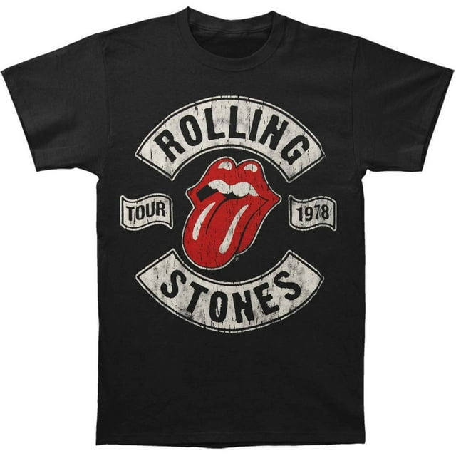 The Rolling Stones Adult US Tour 1978 Back Print T-Shirt