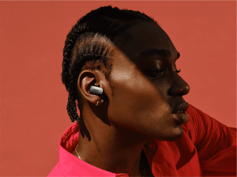 Bose 882826-001R QuietComfort Ultra Noise Cancelling Wireless Bluetooth Earbuds, Black