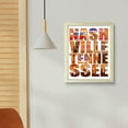 thumbnail image 5 of Designs ByLITA Nashville, Tennessee Inspirational, 8 x 10 White Wall Print (Framed) | American Cities Stylish Home Decoration, 5 of 6