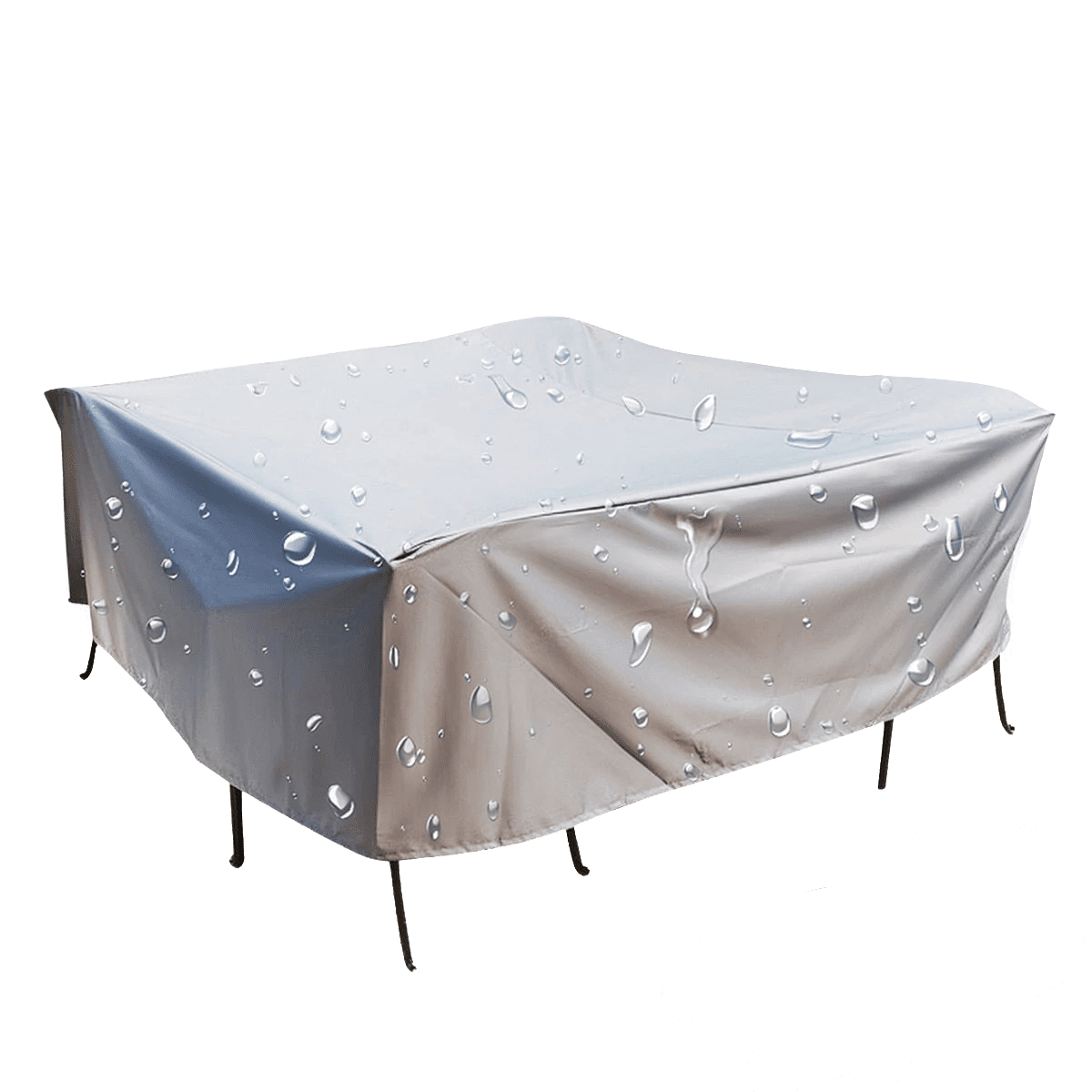 Gray Outdoor Waterproof Garden Big Furniture Covers Patio Rain Snow