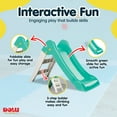 thumbnail image 3 of Dolu My First Garden Slide Kids Indoor Outdoor Playground Equipment, Green/White, 3 of 8
