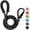 Black, variant on Dog Training Slip Leash, Dog Slip Lead, Puppy Obedience Recall Training Lead, 6 ft Long, Heavy Duty Rope with Reflective Design, Comfortable Handle, for Medium Large Dogs