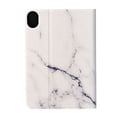 thumbnail image 2 of Marble Pattern Case for Apple iPad Mini (2021) (6th Generation) (8.3 Inch) Tablet - TECH CIRCLE Slim Thin Lightweight Case with (Adjustable Stand) Protective Flip Folio Cute Cover (White Marble), 2 of 7