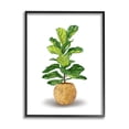 thumbnail image 5 of Stupell Industries Bold Potted House Plant Green Leaves Woven Basket , 11 x 14, Design by Ziwei Li, 5 of 5