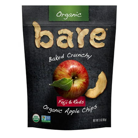 Bare Organic Crunchy Apple Chips, Fuji Red, 3 Oz