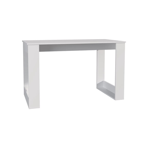 Nmkwnr Wood Computer Table Writing Desk for Living Room, Office, White