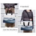 thumbnail image 6 of FORMRS 16" Laptop Bag Carrying Sleeve Case with Handle Travel Shoulder Briefcase, Watercolor Mountains, 6 of 8