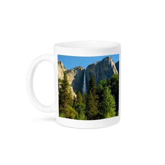 3dRose, Upper Yosemite Falls, Merced River, Yosemite NP, California, USA, 15oz Mug