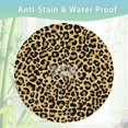 thumbnail image 3 of Leopard Print 60 inch Round Tablecloth,Animal Abstract Skin Circle Table Cover Stain Resistance Water Repellent Wrinkle-Free Table Cloth for Home Kitchen Dining Party Patio Indoor Outdoor, 3 of 6