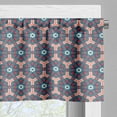 thumbnail image 5 of Ambesonne Traditional Valance & Curtain, Hexagonal Tiles, 55"x36", Multicolor, 5 of 6