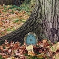 thumbnail image 3 of Puerta Hadas Casa Muñecas Elfo en Miniatura Artesanía para Árboles Jardín (1), 3 of 9