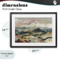 thumbnail image 4 of Stupell Industries Contemporary Mountain Valley Vista Black Framed Print Under Glass, 20 x 14, by Chromatic Storm Studio, 4 of 8