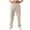 Beige, variant on Track Pants Men Lounge Pants Mens Casual Waist Color Sports Hat Woven Pocket Solid Color Pocket Leather Label Thin Sweatpants