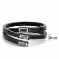thumbnail image 4 of Black Womens Ring Anillo Para Mujer Stainless Steel Ring with AAA Grade CZ in Clear Addis, 4 of 4
