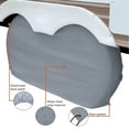 thumbnail image 5 of Classic Accessories OverDrive RV Cover - Dual Axle Wheel Cover, Wheels 30" - 33" Diameter, Grey, 5 of 11