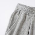 thumbnail image 5 of Chiccall Mens Solid Terry Casual Shorts Elastic Drawstring Waist Side Pockets Lightly Comfy Soft Fabric Summer Lounging Workout Shorts for Men, 5 of 7