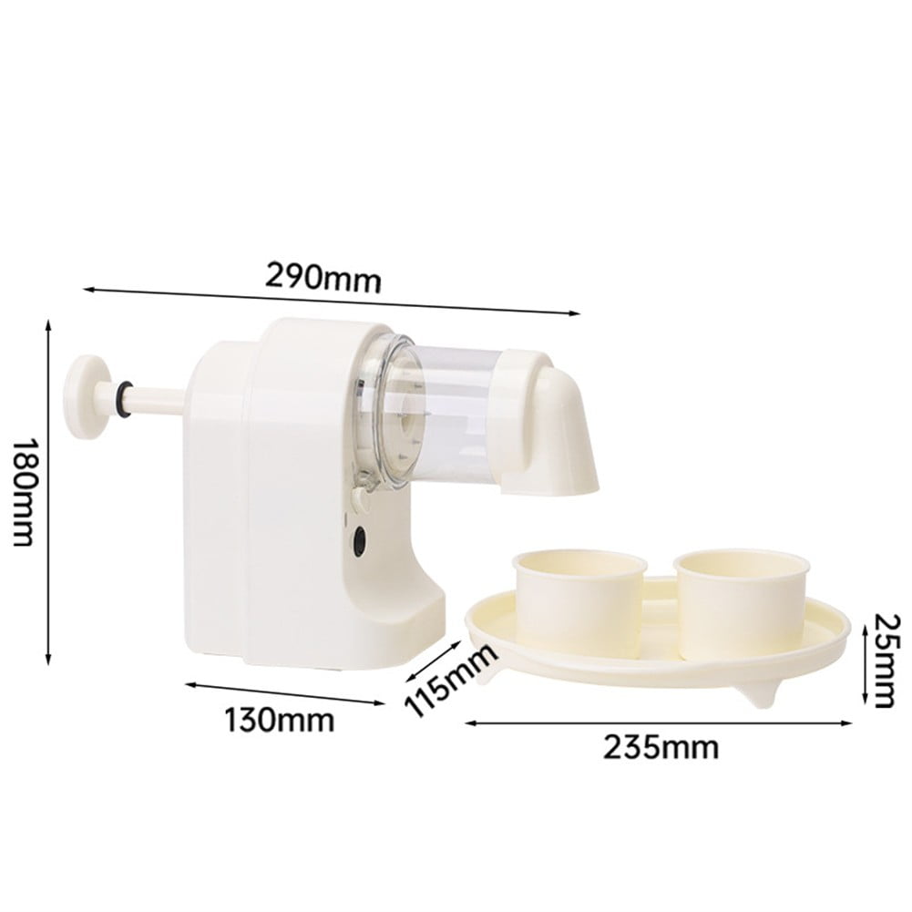 AFQH Rechargeable Electric Ice Shaver Crusher Shaved Ice Machine Snow Cone Machine