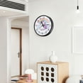 thumbnail image 6 of Voice Activated Clock with Glow Light 12 Inch Large Silent Wall Clock Battery Operated for Home Decor Cartoon Unicorn Sitting on A Cloud, 6 of 8