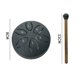 thumbnail image 1 of Mini tambor hueco de 3 pulgadas, tambor de lengüeta de acero de 6 vías, tambor hueco, tambor tranquilizador, instrumento de percusión, tambor hueco, instrumento portátil para niños, 1 of 5